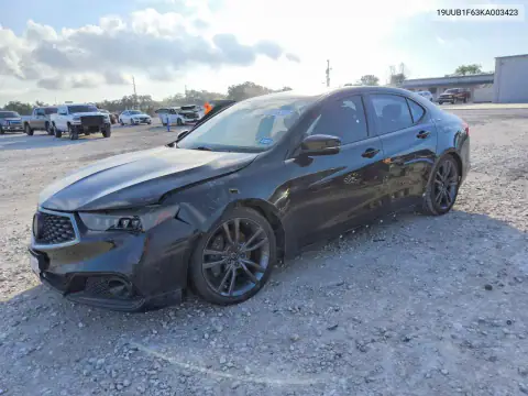 19UUB1F63KA003423 — 2019 Acura TLX, Мелкие вмятины и царапины, фото до ремонта