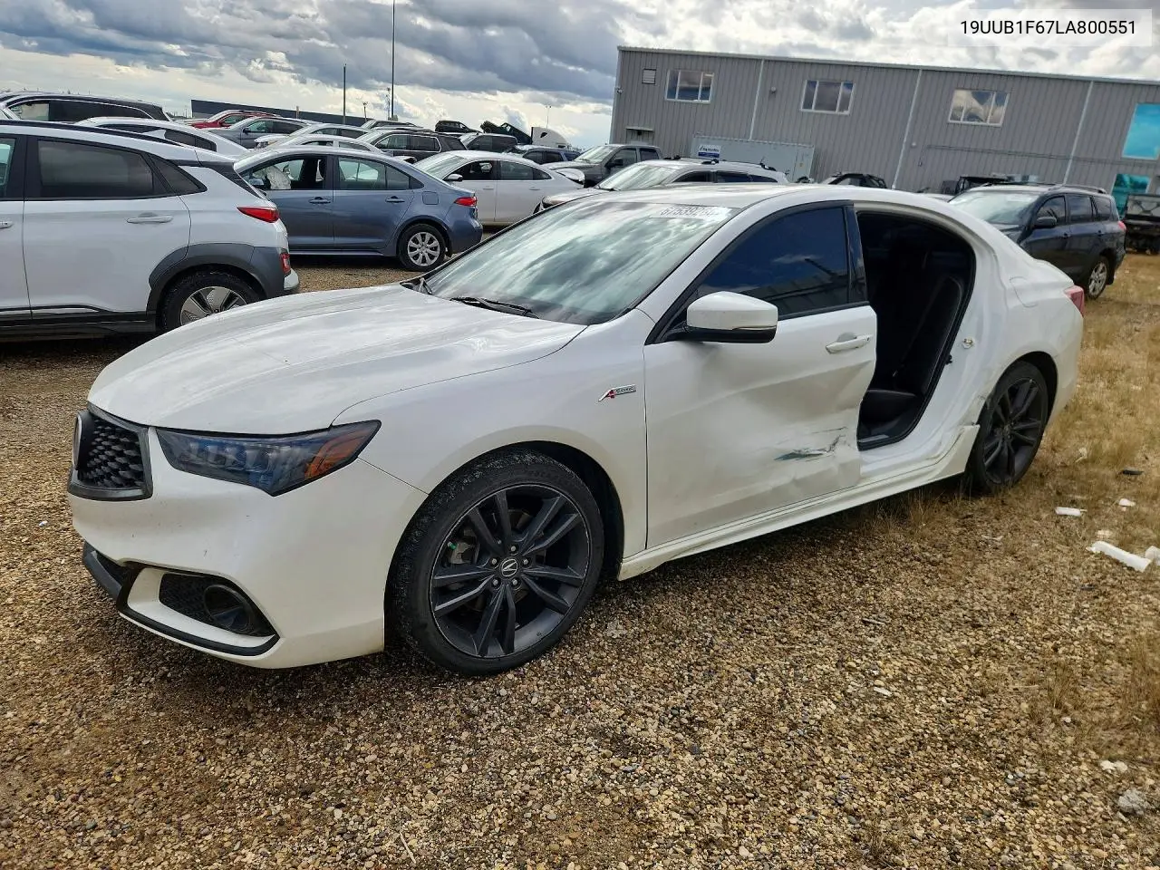 19UUB1F67LA800551 Acura TLX 2020 — повреждение Сторона, фото до ремонта