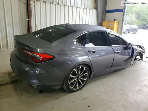 2021 Acura Tlx Technology VIN 19UUB5F43MA012289 фото 3