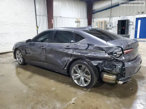 2021 Acura Tlx Technology VIN 19UUB6F4XMA005135 фото 2