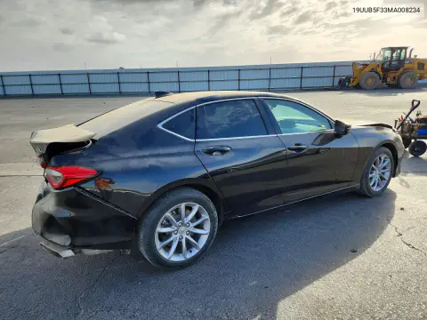 2021 Acura Tlx VIN 19UUB5F33MA008234 фото 3