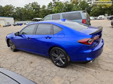 2022 Acura Tlx Tech A VIN 19UUB5F58NA005865 фото 2