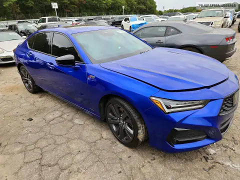 2022 Acura Tlx Tech A VIN 19UUB5F58NA005865 фото 4