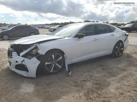19UUB5F40RA000544 — 2024 Acura TLX, Передняя часть, фото до ремонта