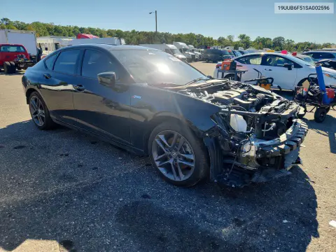2025 Acura Tlx A-Spec VIN 19UUB6F51SA002596 фото 4