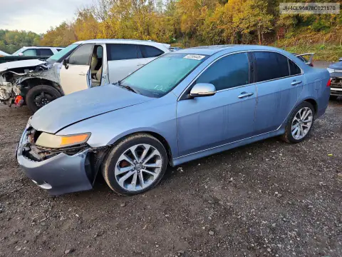 JH4CL96878C021670 — 2008 Acura TSX, Передняя часть, фото до ремонта