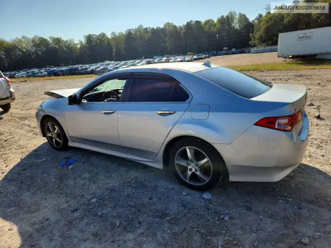 2012 Acura Tsx Se VIN JH4CU2F82CC009858 фото 2