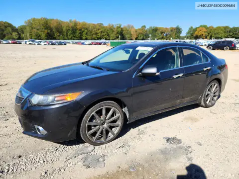 JH4CU2F48DC009684 — 2013 Acura TSX, Передняя часть, фото до ремонта
