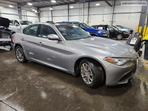 2017 Alfa Romeo Giulia Q4 VIN ZARFAEDN2H7553784 фото 4