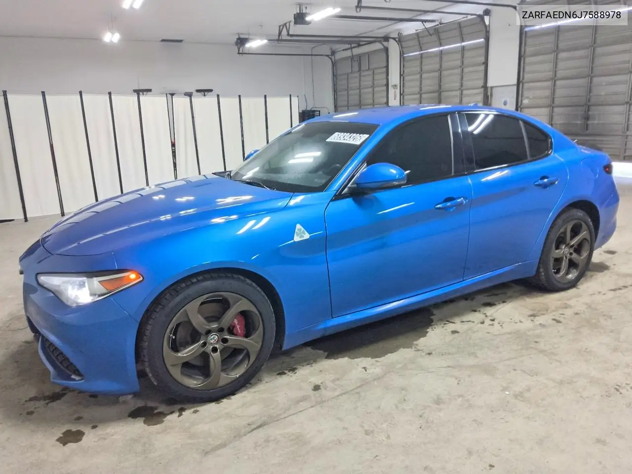 2018 Alfa Romeo Giulia Q4 VIN ZARFAEDN6J7588978 фото 1