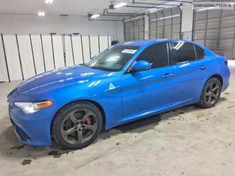 ZARFAEDN6J7588978 — 2018 Alfa Romeo Giulia, Механические повреждения, фото до ремонта