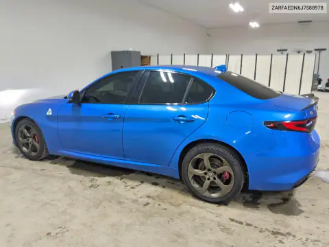2018 Alfa Romeo Giulia Q4 VIN ZARFAEDN6J7588978 фото 2