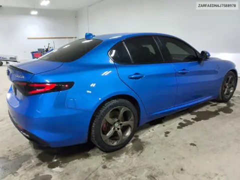 2018 Alfa Romeo Giulia Q4 VIN ZARFAEDN6J7588978 фото 3