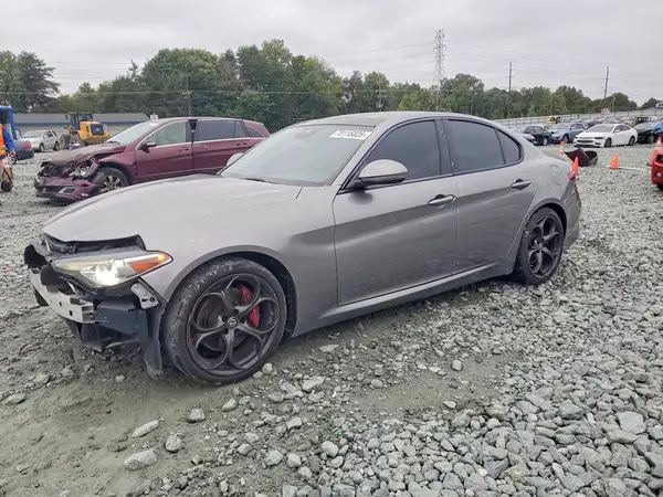 ZARFAMBN7K7601204 — 2019 Alfa Romeo Giulia, Передняя часть (Front End), фото до ремонта