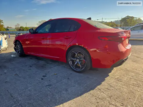 2020 Alfa Romeo Giulia Ti VIN ZARFANBN3L7632232 фото 2