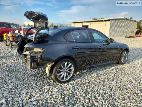 2022 Alfa Romeo Giulia Super VIN ZARFANBN2N7660722 фото 3