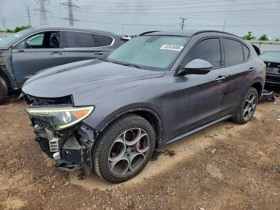 ZASFAKPN0J7C21117 Alfa Romeo Stelvio 2018 — повреждение Передняя часть, фото до ремонта