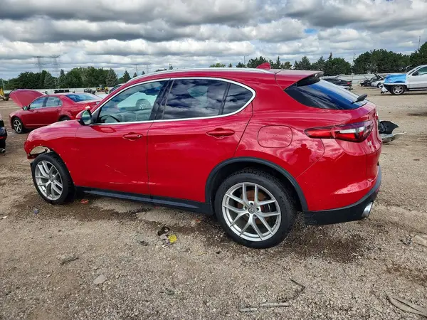 ZASFAKBN9J7B71857 — 2018 Alfa Romeo Stelvio, фото 2 с аукциона Copart, Передняя часть