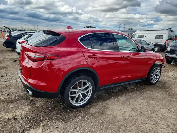 ZASFAKBN9J7B71857 — 2018 Alfa Romeo Stelvio, фото 3 с аукциона Copart, Передняя часть