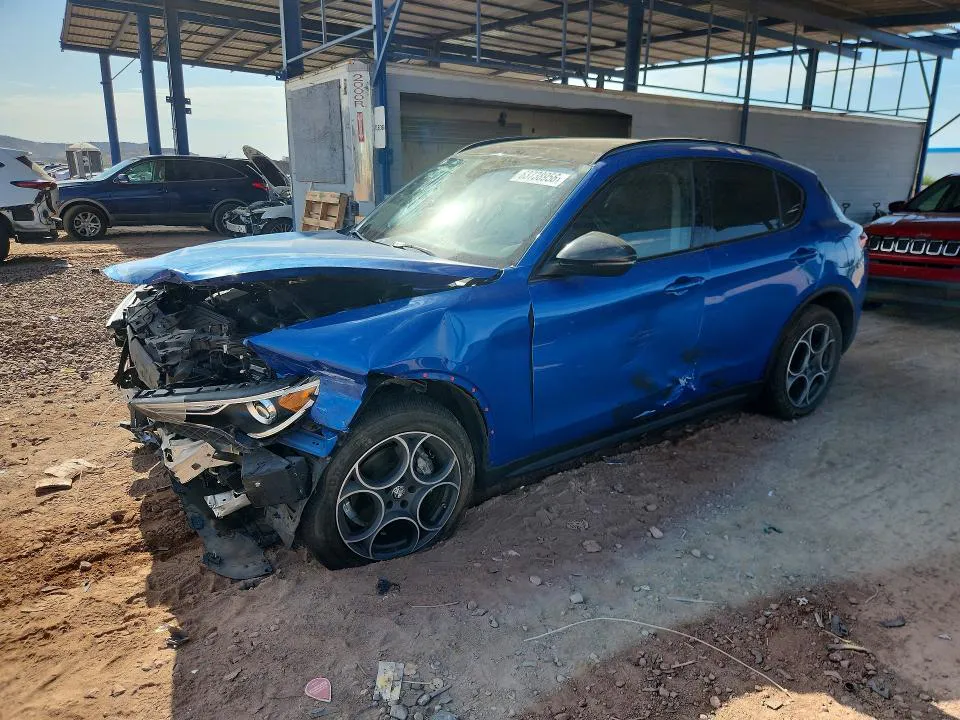 2021 Alfa Romeo Stelvio VIN ZASPAKAN0M7D00031 фото 1