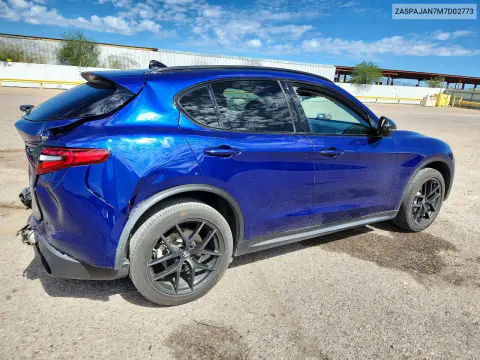 2021 Alfa Romeo Stelvio Sport VIN ZASPAJAN7M7D02773 фото 3