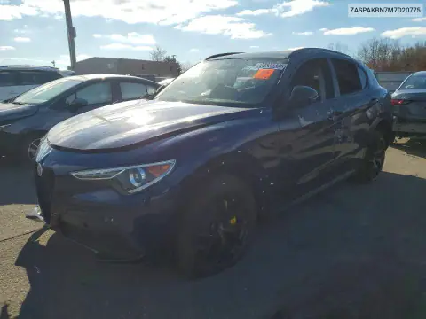 ZASPAKBN7M7D20775 — 2021 Alfa Romeo Stelvio, Биологическая или химическая опасность, фото до ремонта