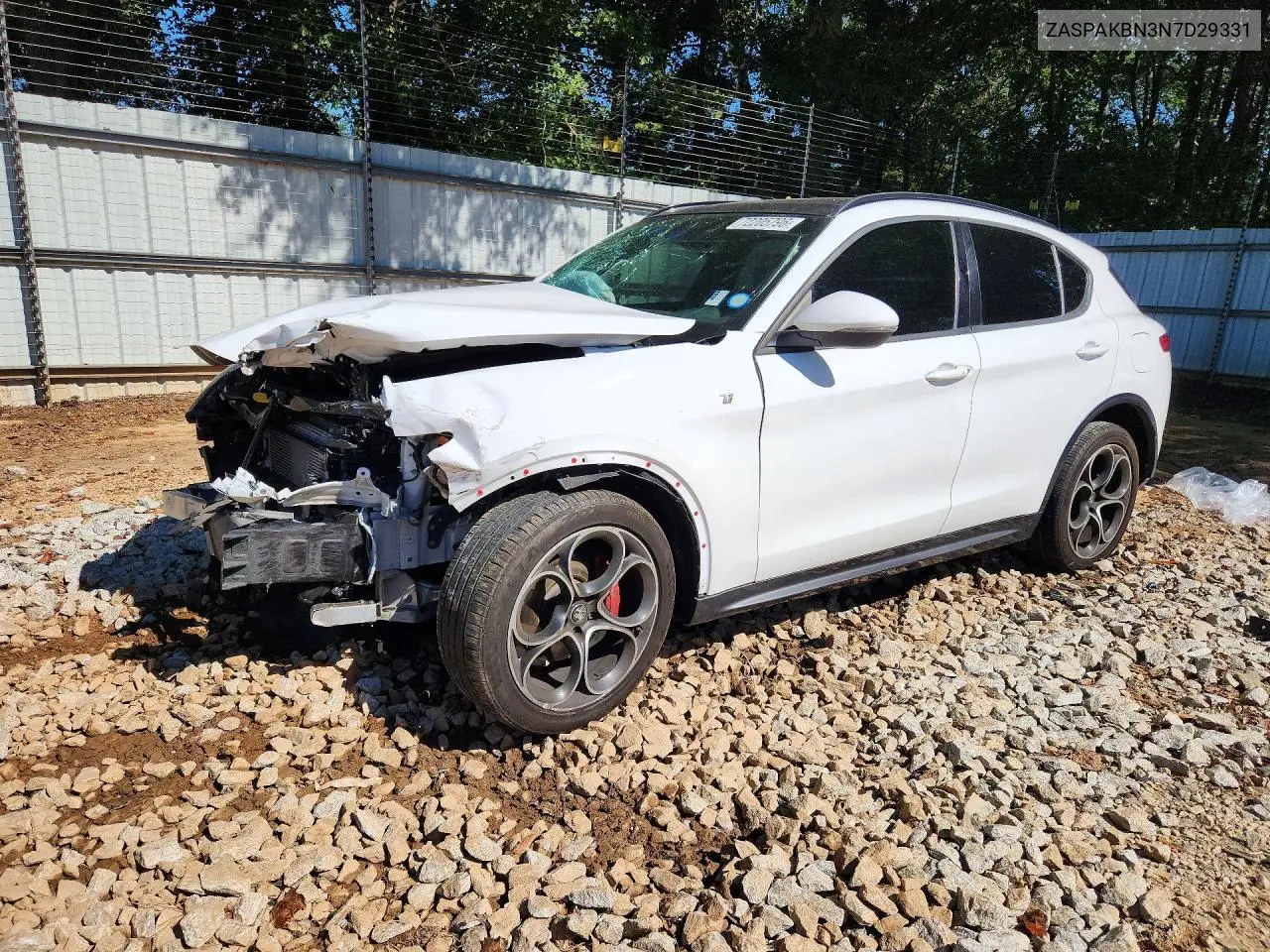 2022 Alfa Romeo Stelvio Ti VIN ZASPAKBN3N7D29331 фото 1
