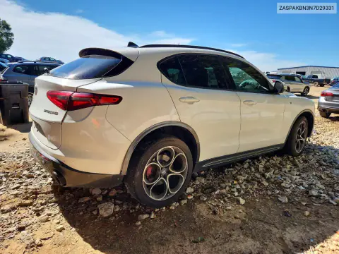 2022 Alfa Romeo Stelvio Ti VIN ZASPAKBN3N7D29331 фото 3