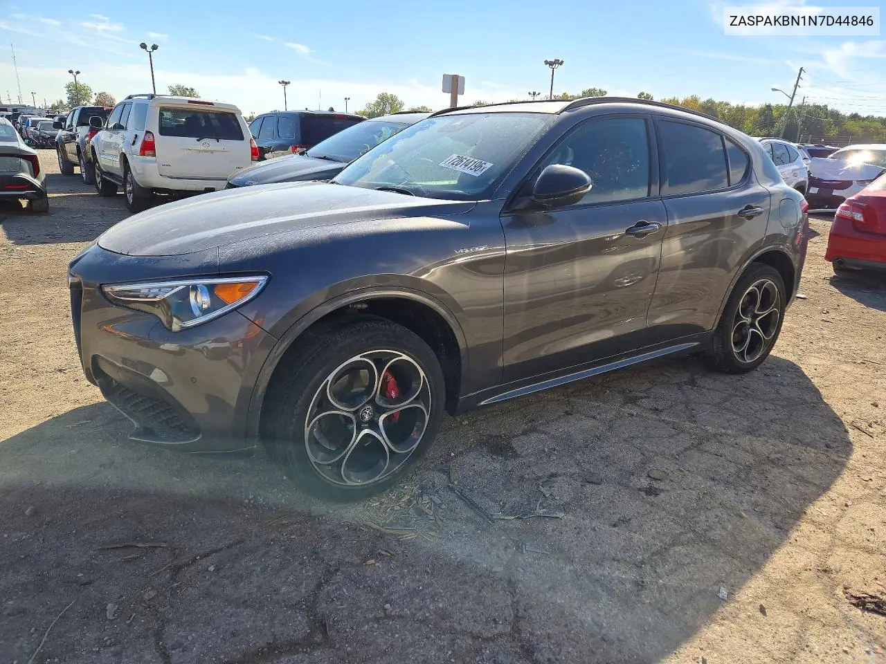 2022 Alfa Romeo Stelvio Ti VIN ZASPAKBN1N7D44846 фото 1