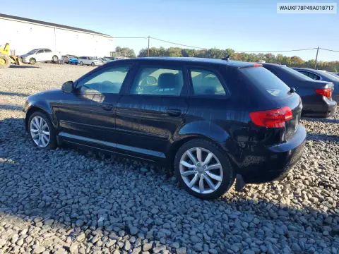 2009 Audi A3 2.0T Quattro VIN WAUKF78P49A018717 фото 2
