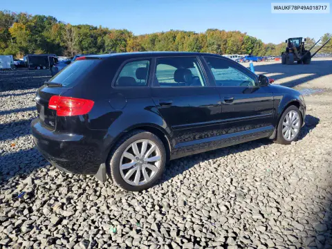 2009 Audi A3 2.0T Quattro VIN WAUKF78P49A018717 фото 3