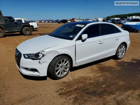 WAUEFGFF5F1090433 — 2015 Audi A3, Передняя часть, фото до ремонта
