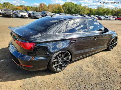 2016 Audi A3 Premium VIN WAUA7GFF0G1014938 фото 3