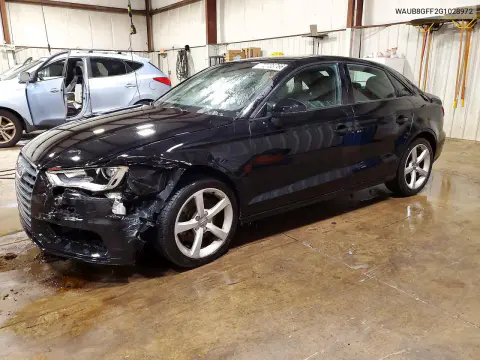 WAUB8GFF2G1028972 — 2016 Audi A3, Передняя часть, фото до ремонта