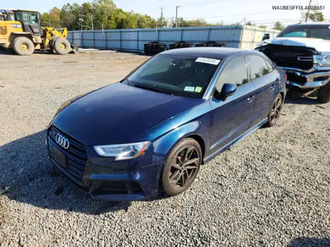 WAUBEGFF0LA028651 — 2020 Audi A3, Сторона, фото до ремонта