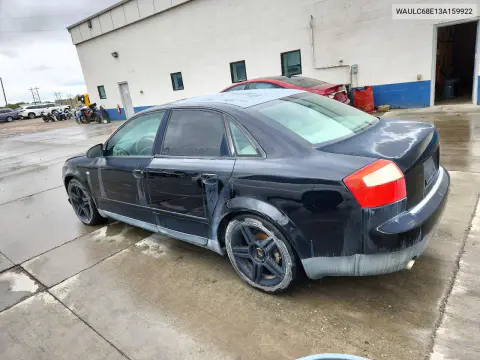 2003 Audi A4 1.8T Quattro VIN WAULC68E13A159922 фото 2