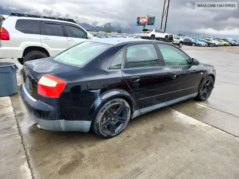2003 Audi A4 1.8T Quattro VIN WAULC68E13A159922 фото 3