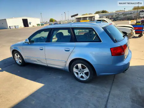 2006 Audi A4 2.0T Avant Quattro VIN WAUKF78E06A229133 фото 2