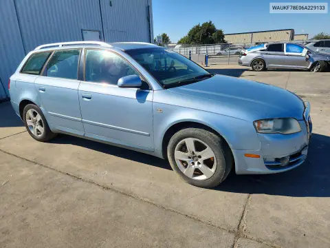 2006 Audi A4 2.0T Avant Quattro VIN WAUKF78E06A229133 фото 4