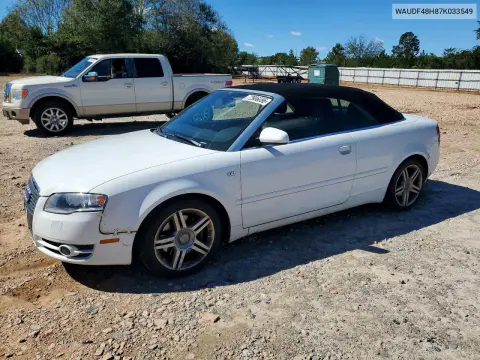 WAUDF48H87K033549 — 2007 Audi A4, Сторона, фото до ремонта
