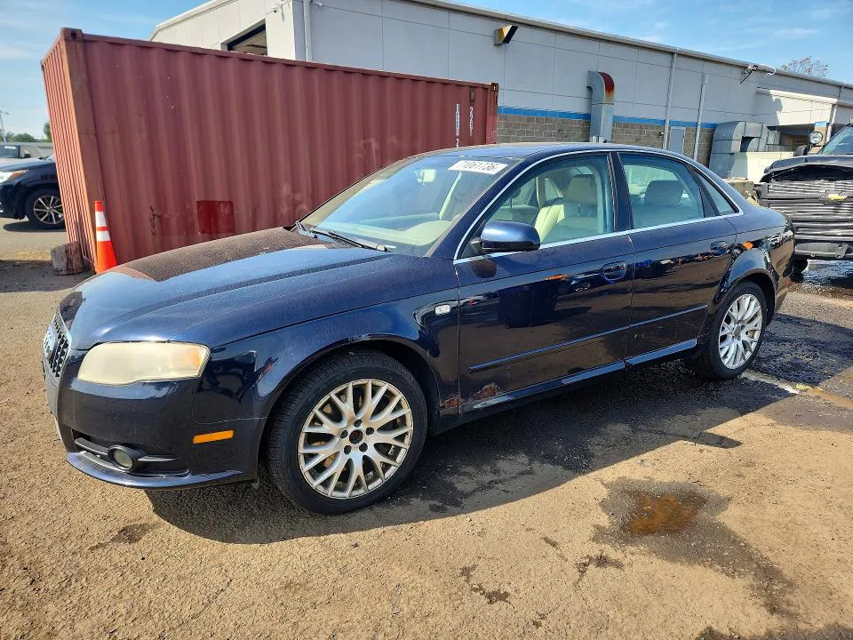 2008 AUDI A4 VIN WAUDF78E18A169052 фото 1
