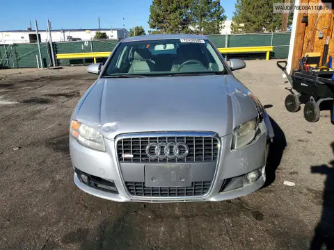 2008 Audi A4 2.0T Quattro VIN WAUDF78E08A110879 фото 5