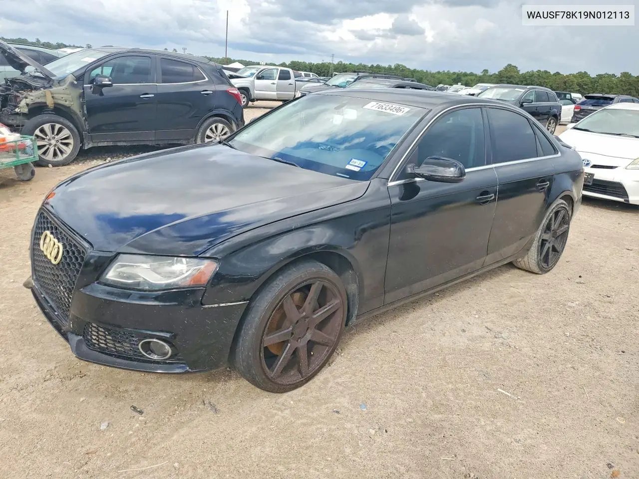 2009 Audi A4 Premium Plus VIN WAUSF78K19N012113 фото 1