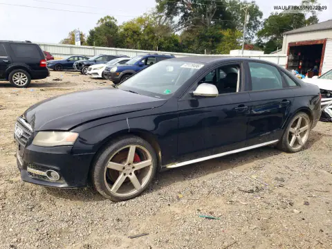 WAULF78K59N072349 — 2009 Audi A4, Передняя часть, фото до ремонта