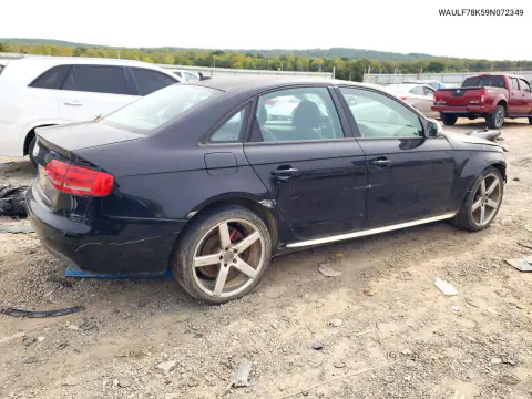 2009 Audi A4 VIN WAULF78K59N072349 фото 3