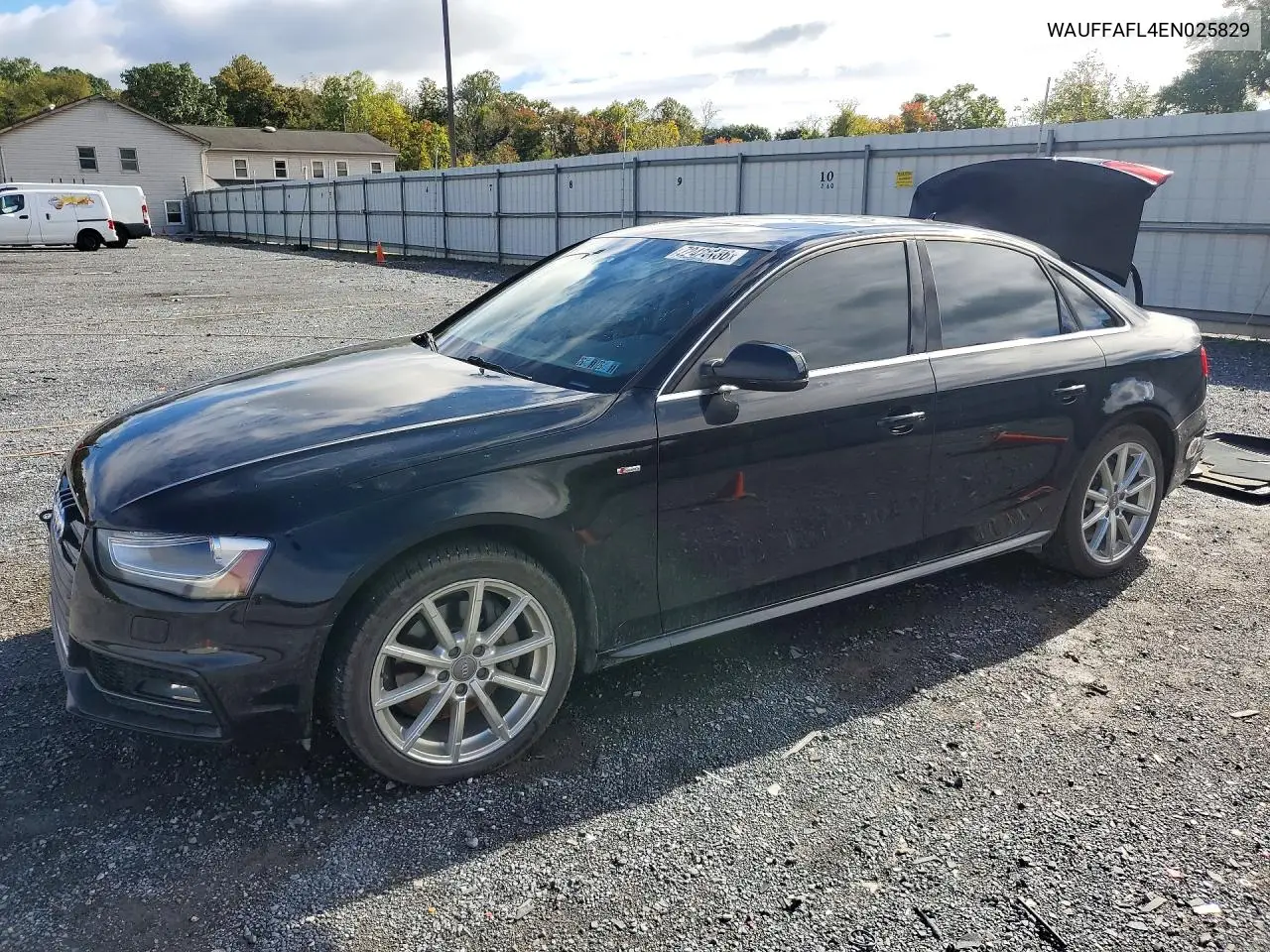 2014 Audi A4 Premium Plus VIN WAUFFAFL4EN025829 фото 1