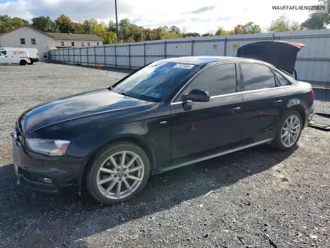 WAUFFAFL4EN025829 — 2014 Audi A4, Задняя часть, фото до ремонта