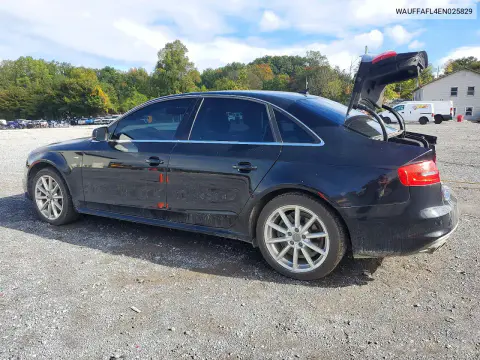 2014 Audi A4 Premium Plus VIN WAUFFAFL4EN025829 фото 2