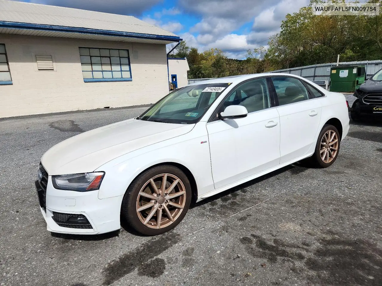 2015 Audi A4 Premium Plus VIN WAUFFAFL5FN009754 фото 1