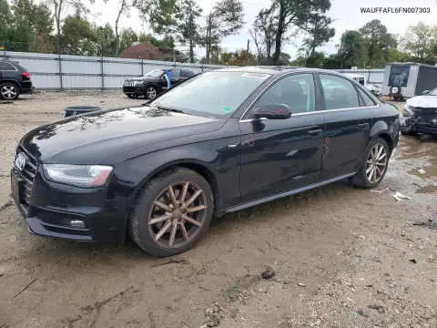 WAUFFAFL6FN007303 — 2015 Audi A4, Задняя часть, фото до ремонта
